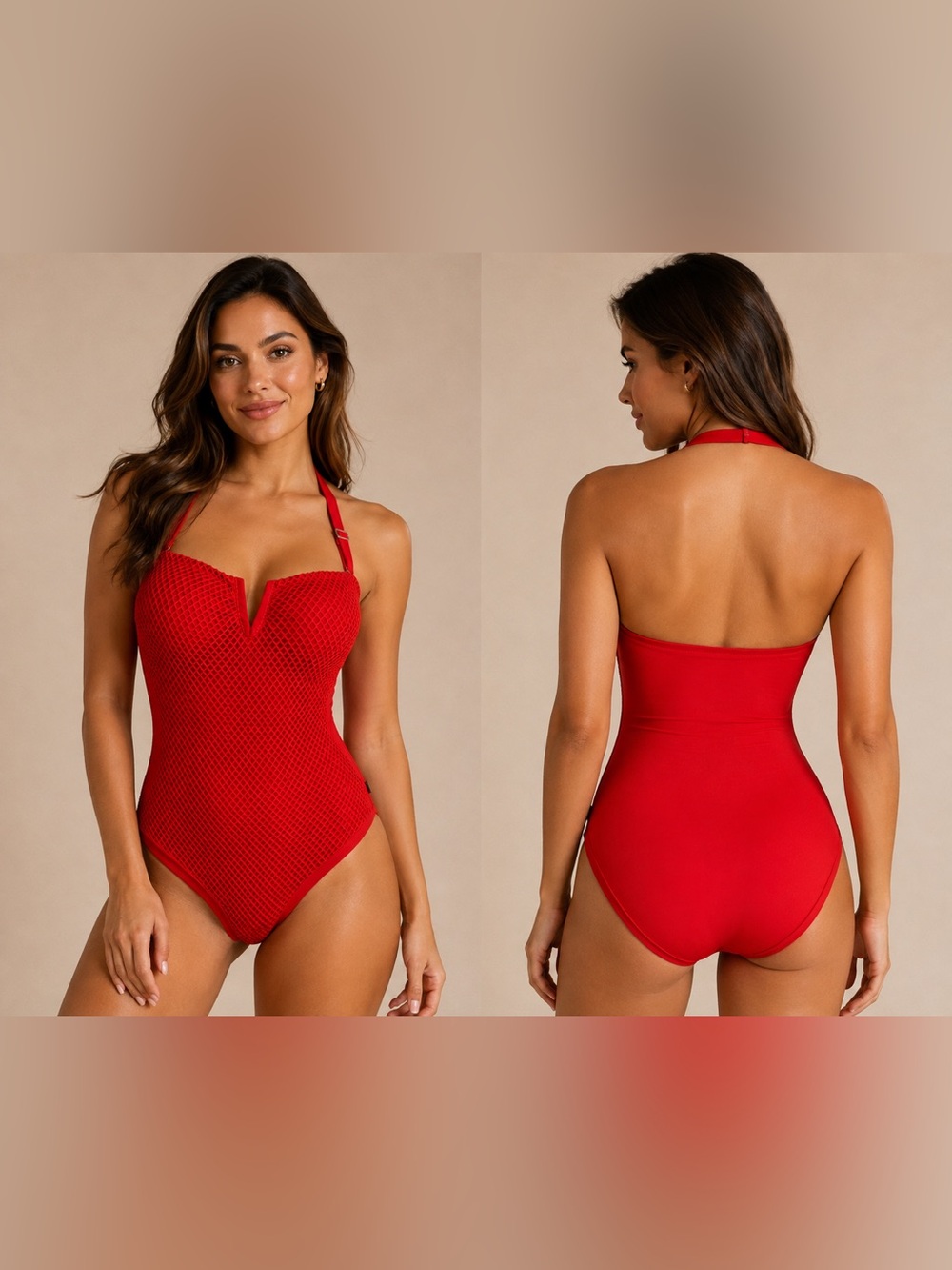 Shan Fishnet Swimsuit NWT